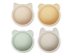 Liewood apple blossom multi mix skål Malene silikone (4-pack)